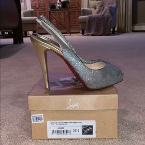 Christian Louboutin Glitter Prive Heels